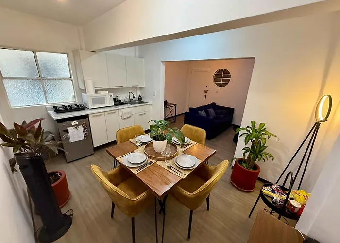 2 Studios Ground Floor In Hipodromo Condesa